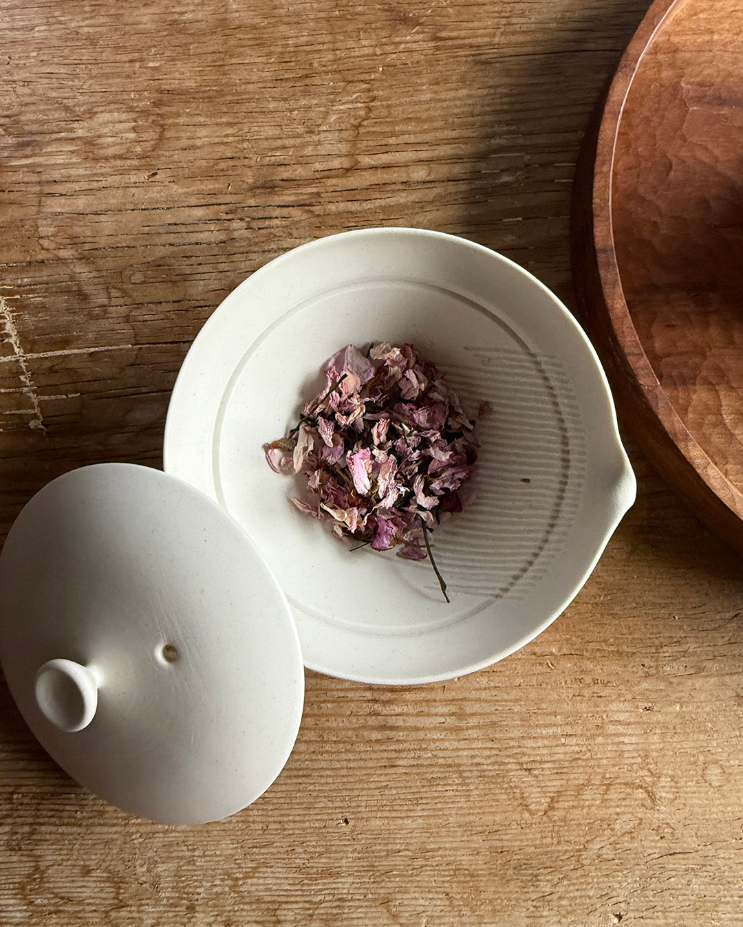 ORIGINAL茶筒箱「お茶ぽん」　丹沢ボタニカル   八重桜煎茶