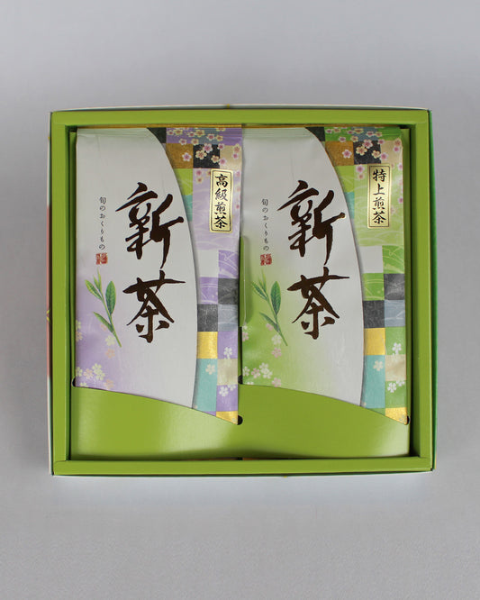 【新茶2026】 高級煎茶・特上煎茶（2種詰め合わせ）TO-25