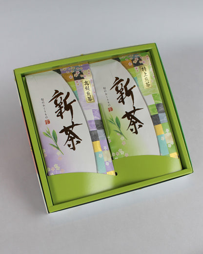 【新茶2026】 高級煎茶・特上煎茶（2種詰め合わせ）TO-25